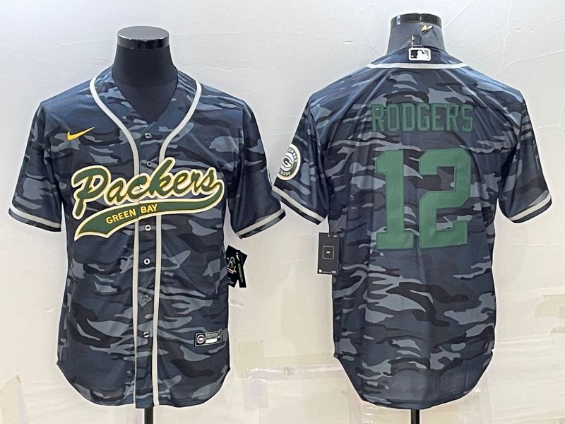 Men Green Bay Packers #12 Rodgers Camo 2022 Nike Co branded NFL Jerseys->green bay packers->NFL Jersey